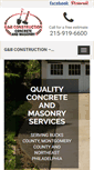 Mobile Screenshot of gbconstruction.com